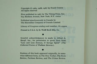 Stop-Time, Frank Conroy. The Viking Press, 1967. First Edition. Available at Fonfrege.com