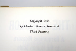The Modulor, Le Corbusier. Harvard University Press, 1954, third printing. Available at fonfrege.com